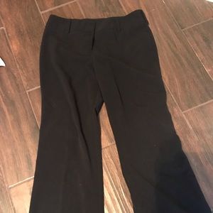 Black slacks size 7  wide leg